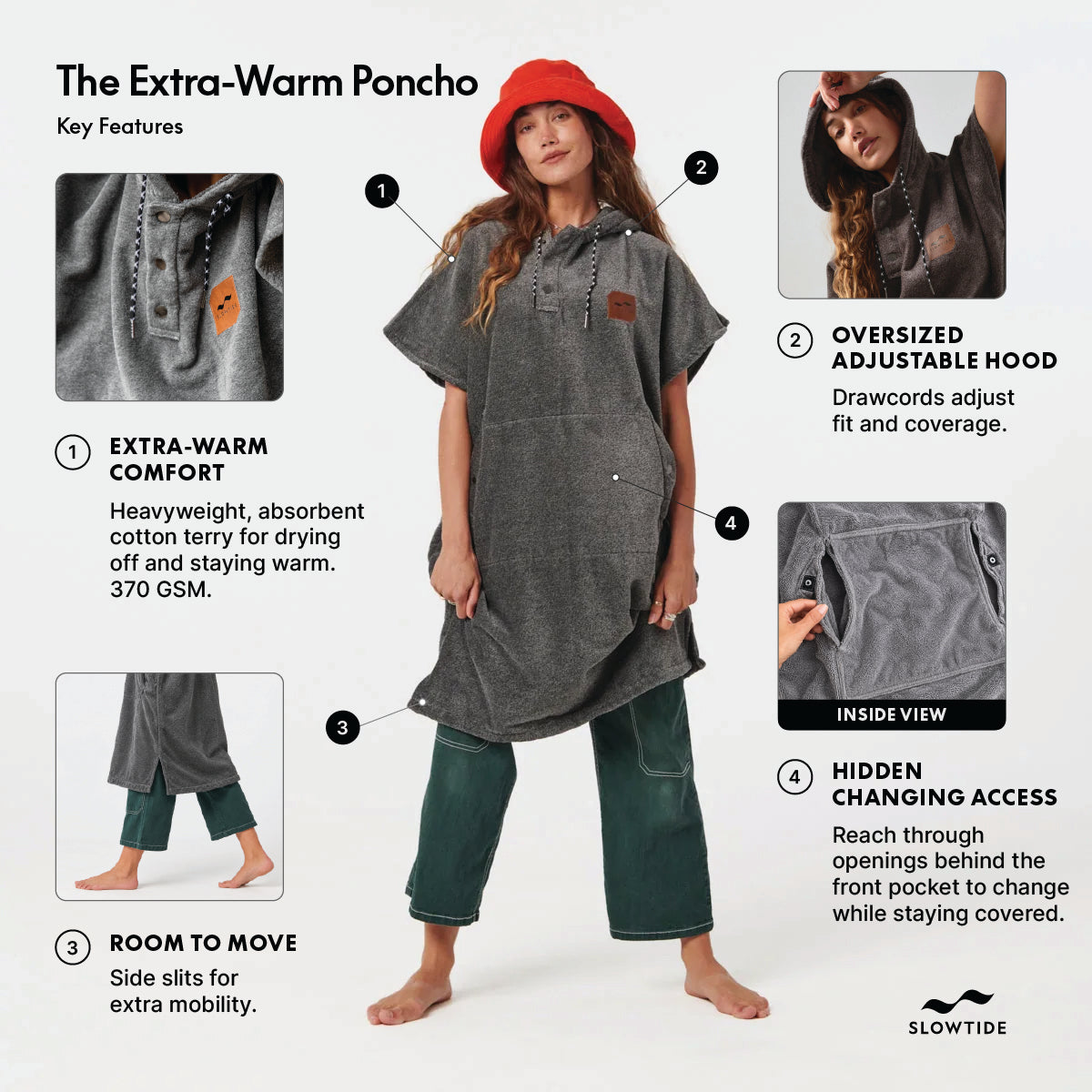 Oso Extra-Warm Poncho