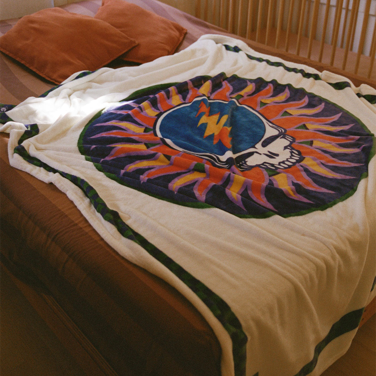 Gratitude Plush Fleece Blanket | Grateful Dead x Slowtide