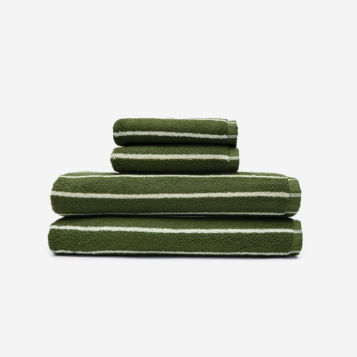 Koko Plush Bath Towel Bundle (2+2) - Avo