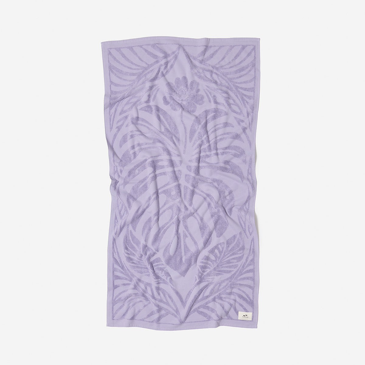 Roots Sculpted Towel - Lilac