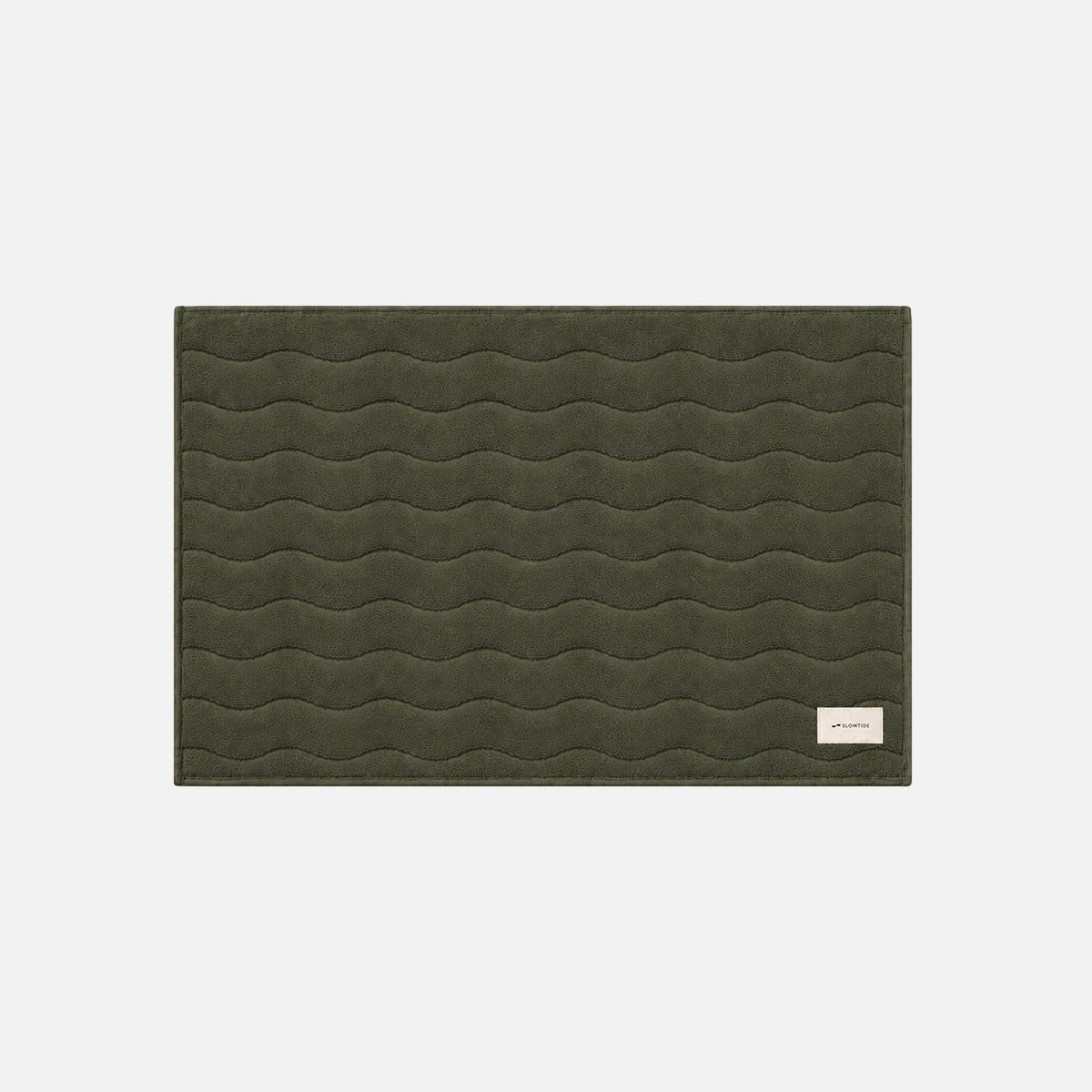 Slowtide Sculpted Bath Mat - Avo