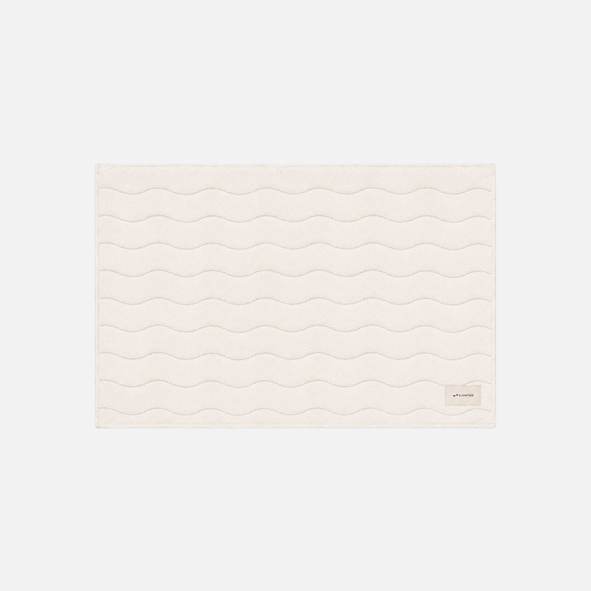 Slowtide Sculpted Bath Mat - Cream