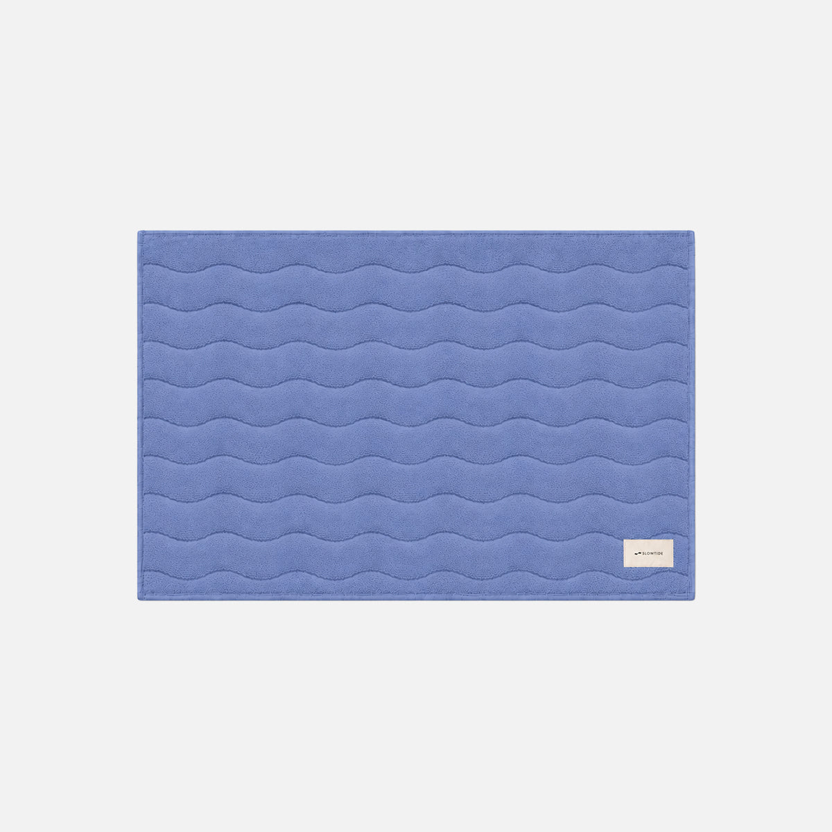 Slowtide Sculpted Bath Mat - Dove Blue
