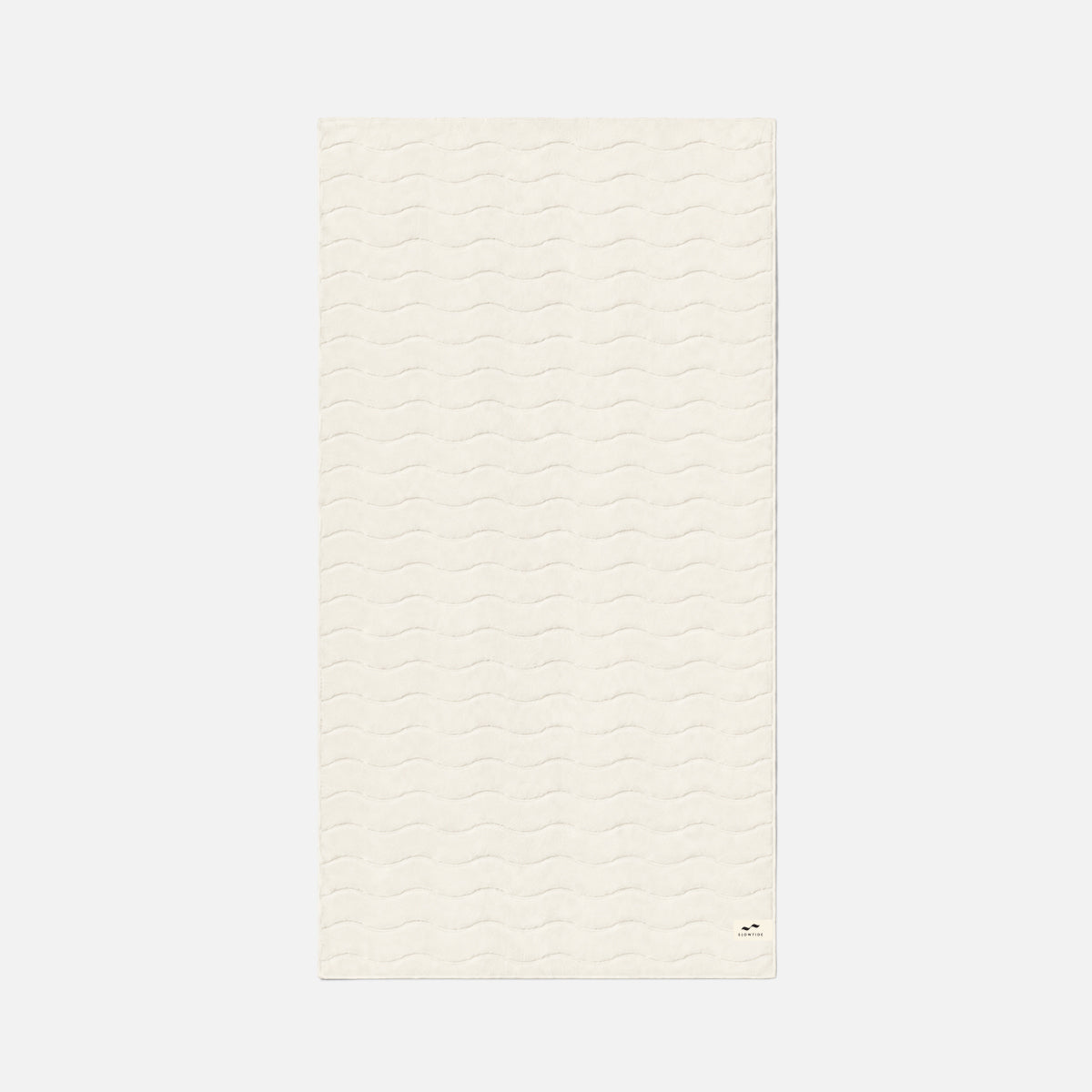 Slowtide Sculpted Bath Towel - Cream