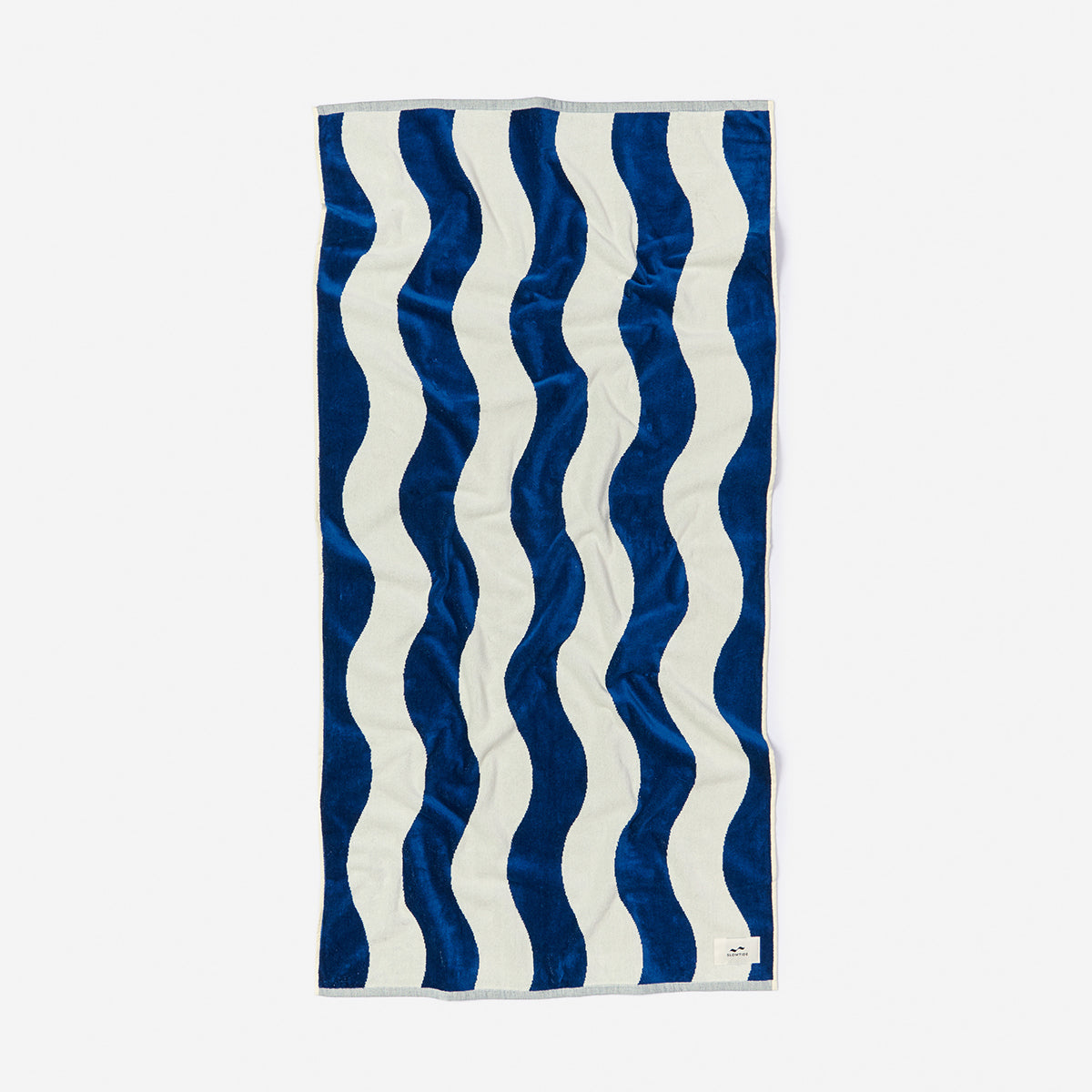 Slowtide Stripe Premium Woven Towel - Deep Pool