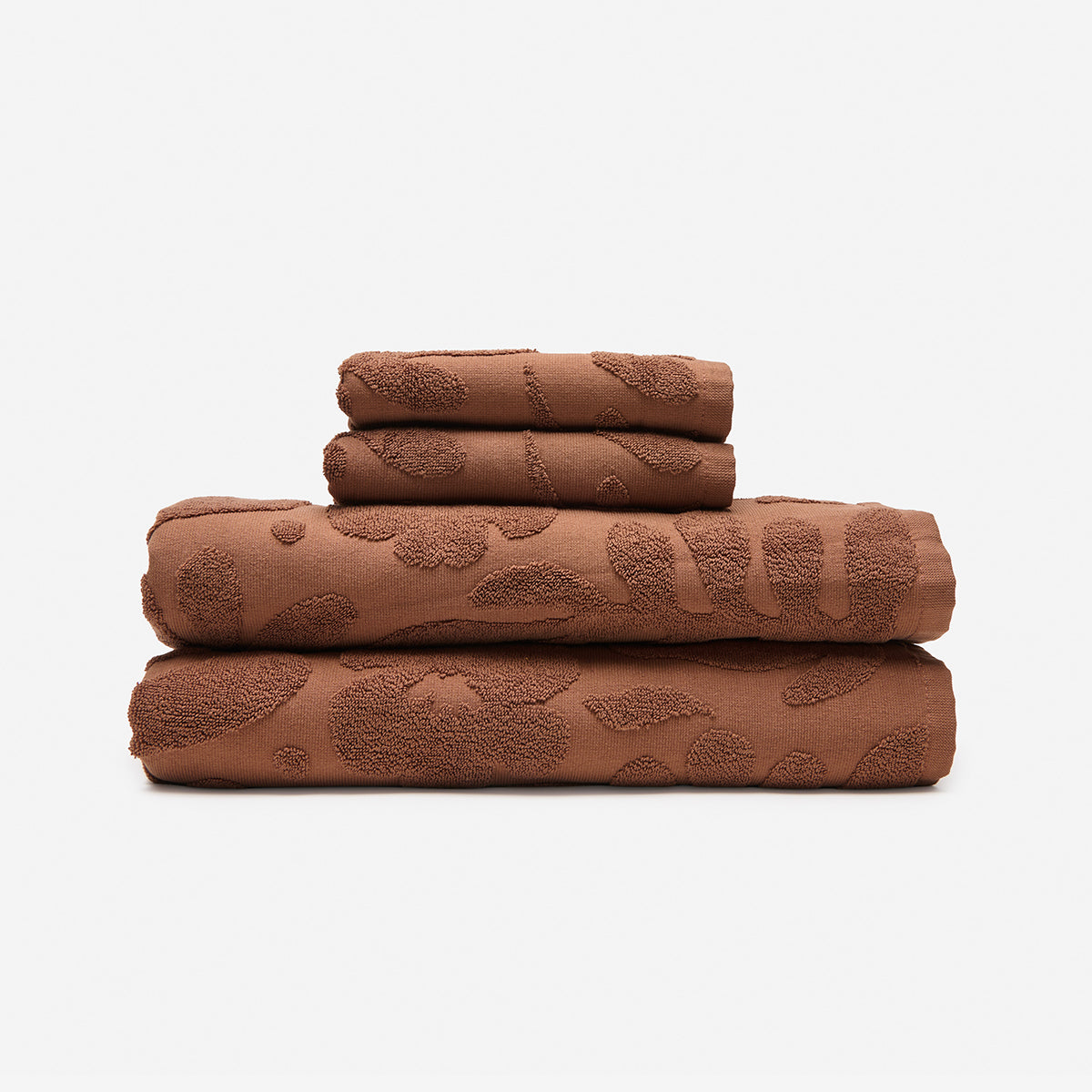 Sunny Sculpted Bath Towel Bundle (2+2) - Toast