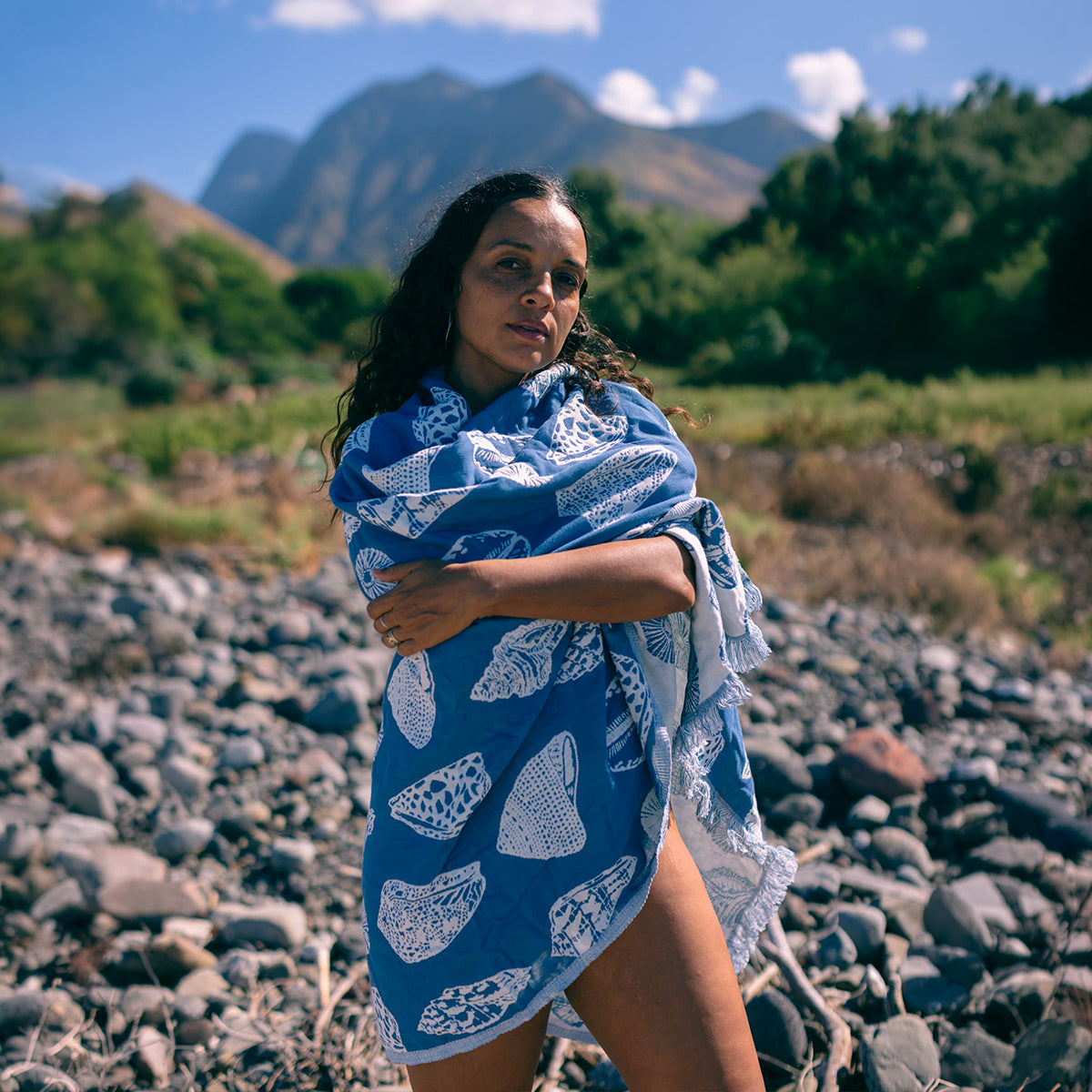Treasures DriftWeave™ Turkish Towel - Salt Water