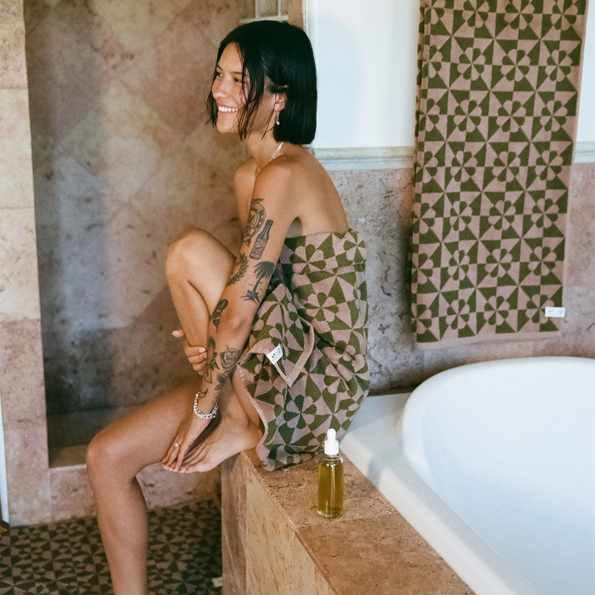 Bex Bath Towel - Mousse | Daydream Surf Shop x Slowtide