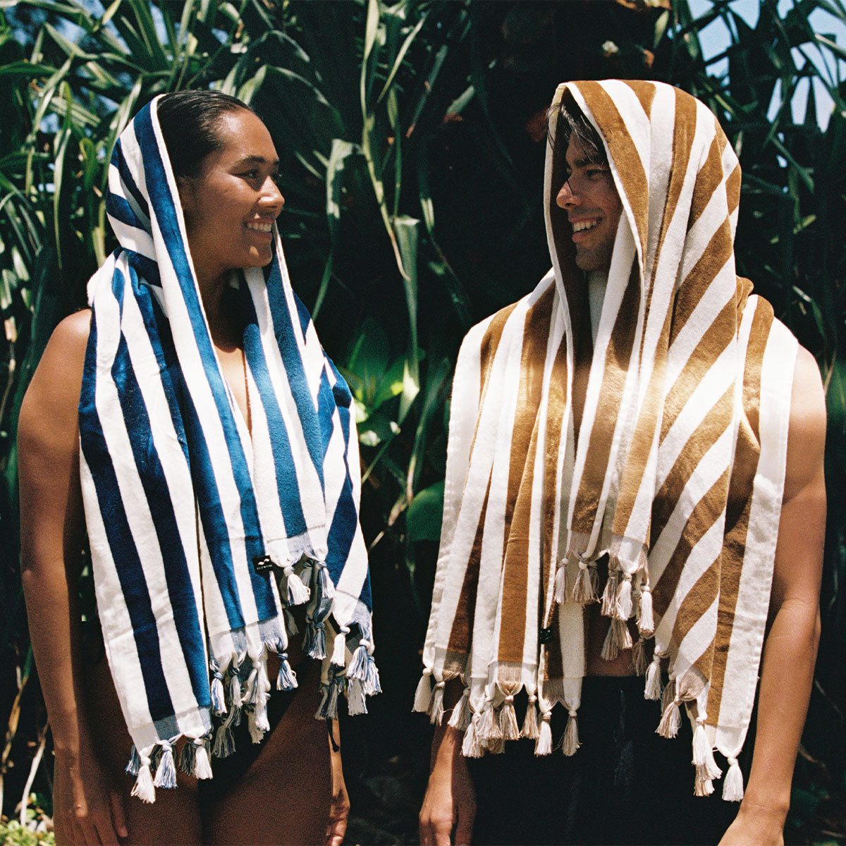 Cabana Fringe Beach Towel - Brush
