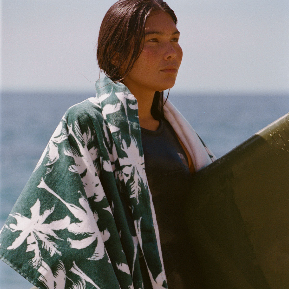 Luca Beach Towel - Kale