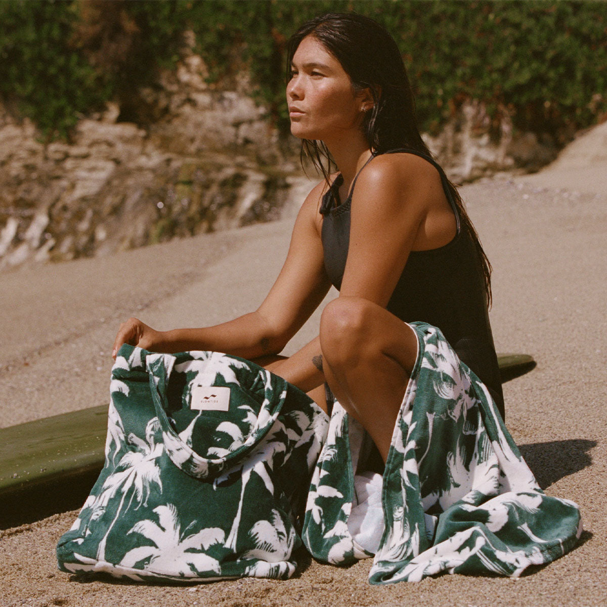 Luca Beach Towel - Kale