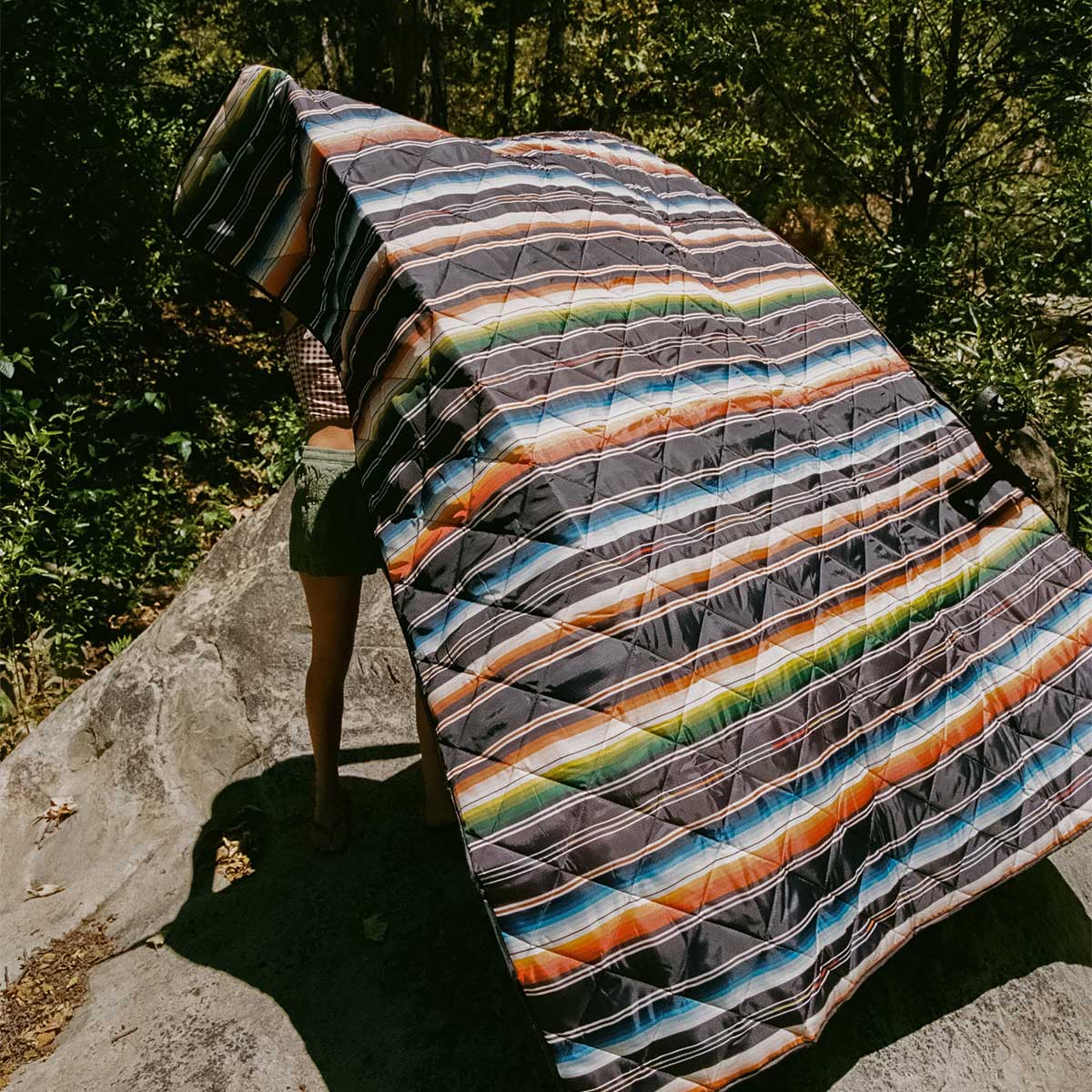 Santana Packable Picnic Blanket - Black