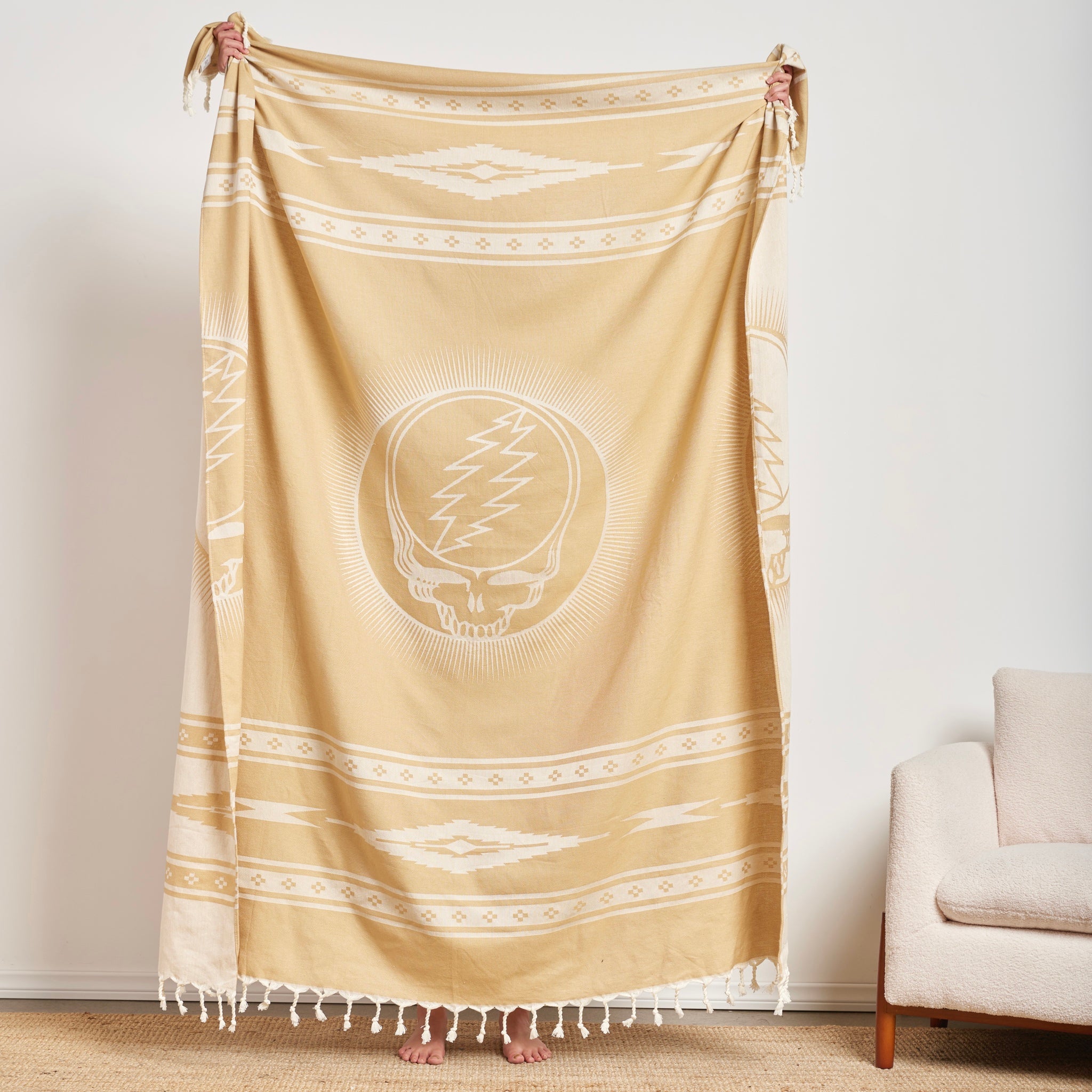 Fillmore Lightweight Beach Blanket | Grateful Dead x Slowtide| Grateful Dead x Slowtide