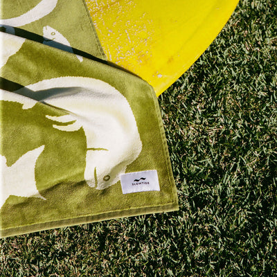 Big Game Woven Towel - Avo