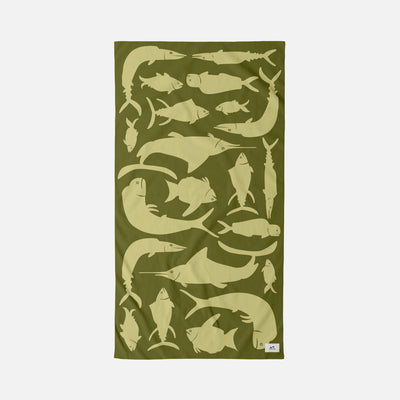 Big Game Woven Towel - Avo