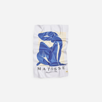 Blue Nude II Quick-Dry Kitchen Towel | Henri Matisse x Slowtide
