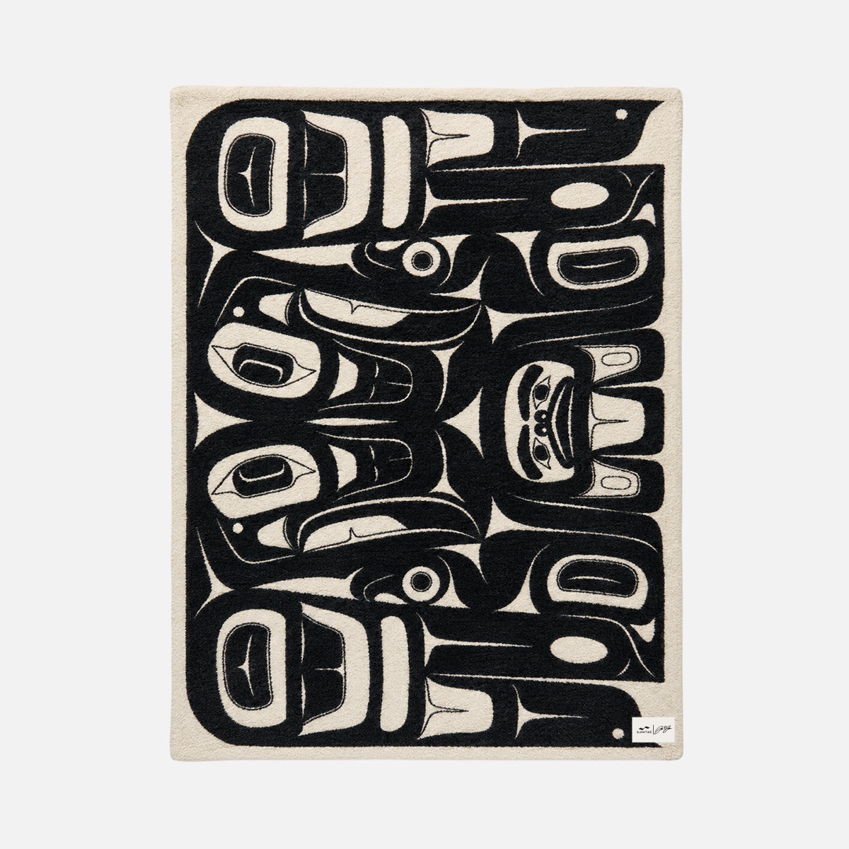 Eagle Plush Knit Throw Blanket | James Johnson x Slowtide