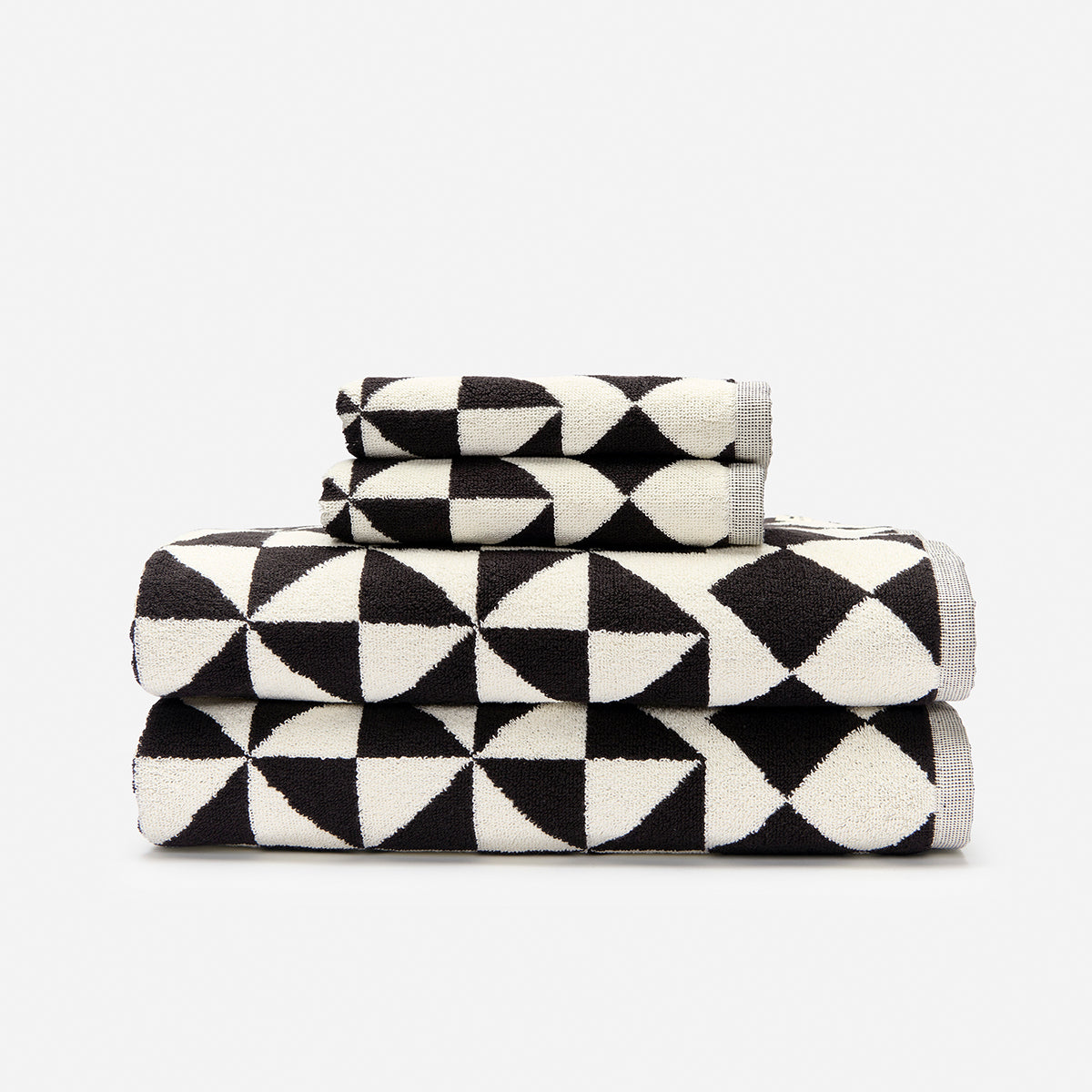 Gatsby Towel Bundle (2+2) - Black