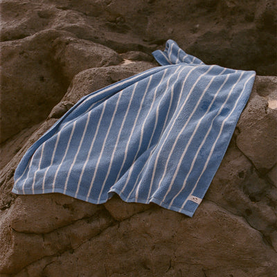 Koko Plush Bath Towel Bundle (4+4) - Dove Blue