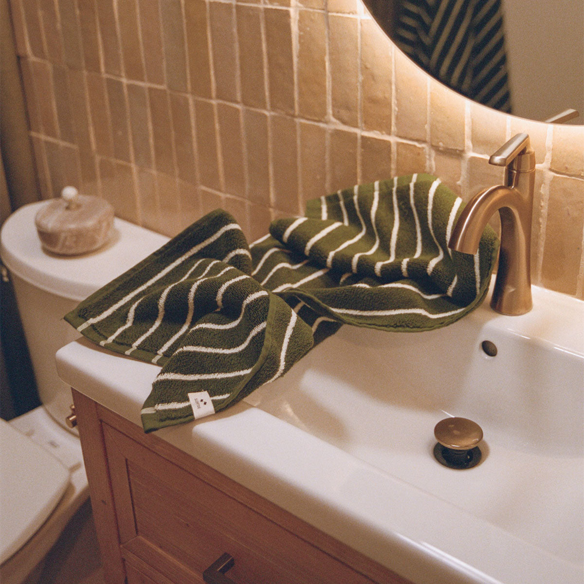 Koko Plush Hand Towel - Avo
