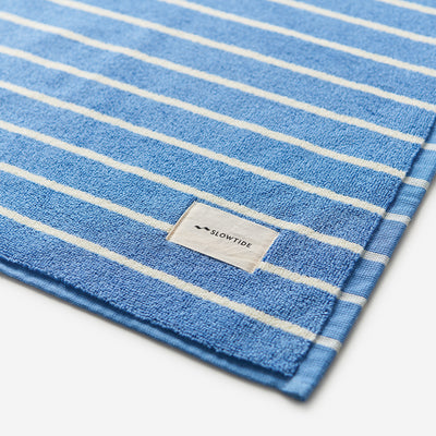 Koko Plush Bath Mat - Dove Blue