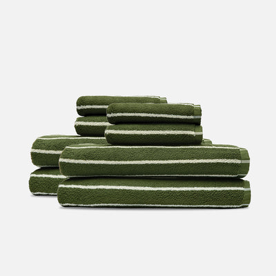 Koko Plush Bath Towel Bundle (4+4) - Avo