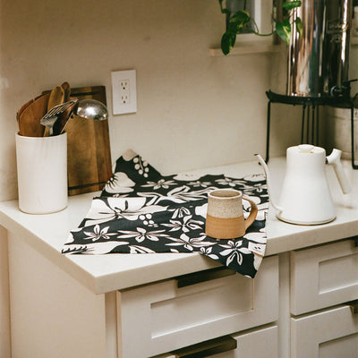Lana Quick-Dry Kitchen Towel - Black