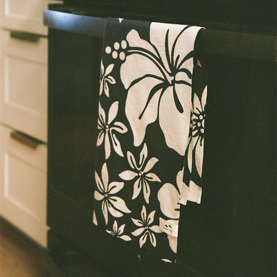 Lana Quick-Dry Kitchen Towel - Black