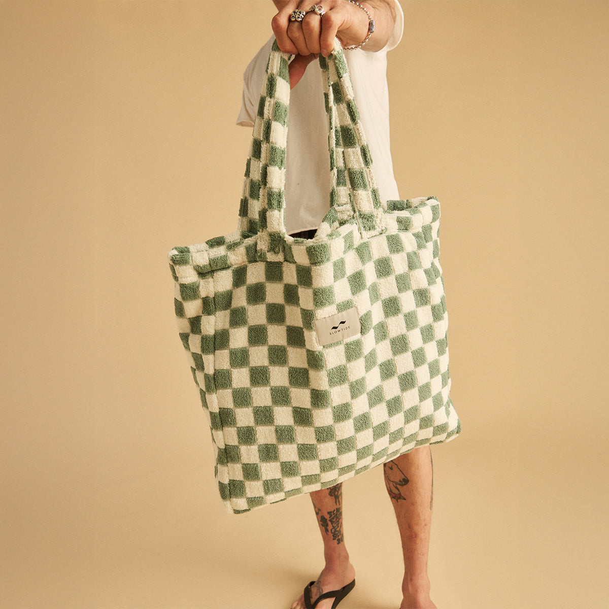 Mate Terry Tote Bag - Sage
