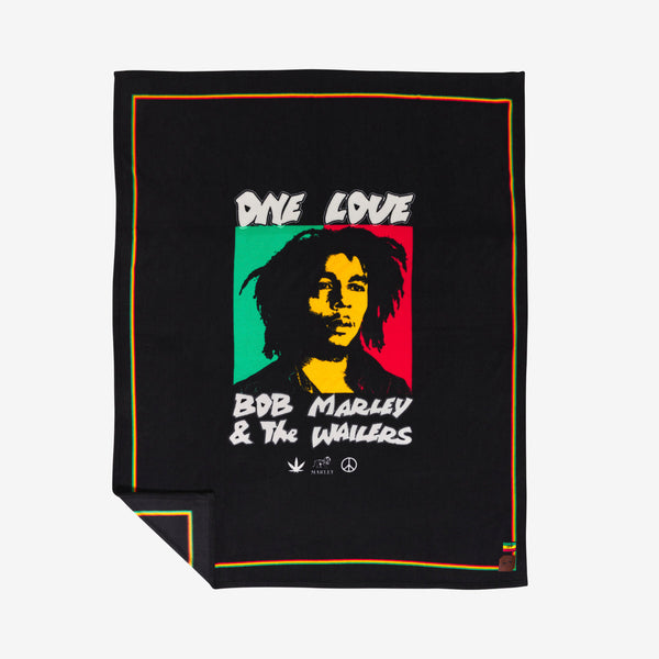 One Love Polar Fleece Blanket | Bob Marley x Slowtide – Slowtide