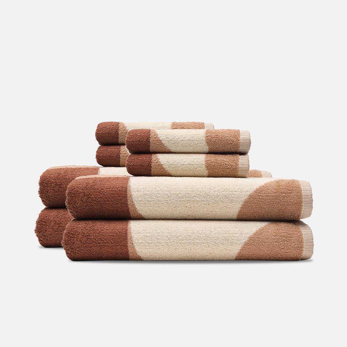 Robbie Bath Towel Bundle (4+4) - Fawn | Robbie Simon x Slowtide