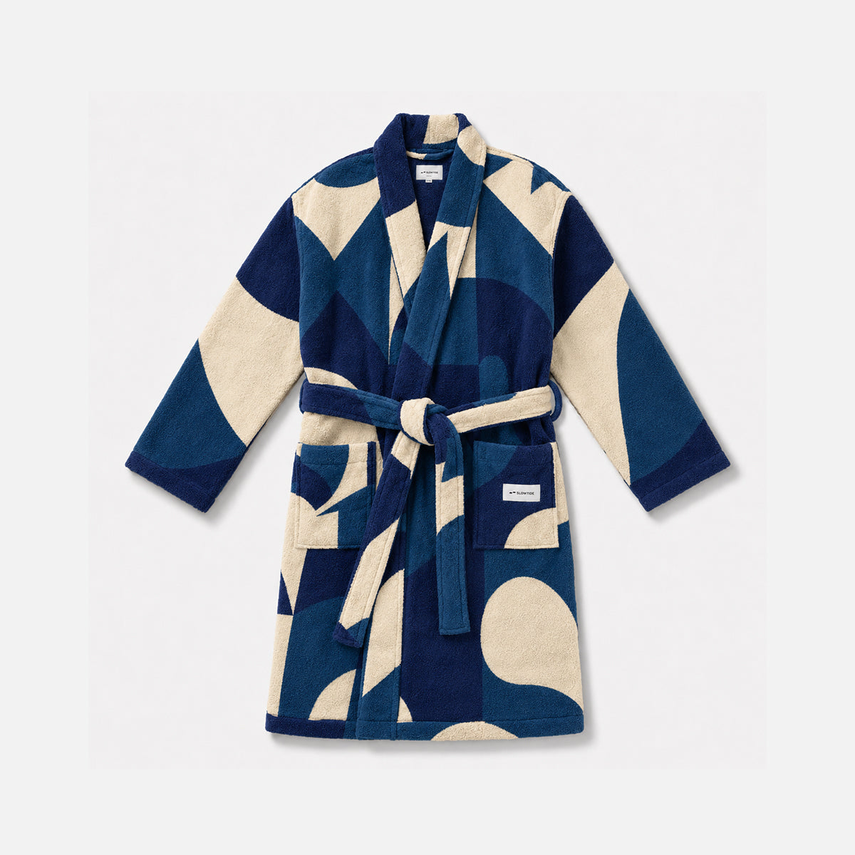 Robbie Bath Robe - Indigo | Robbie Simon x Slowtide