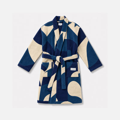 Robbie Bath Robe - Indigo | Robbie Simon x Slowtide