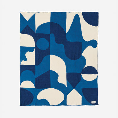 Robbie Plush Knit Throw Blanket | Robbie Simon x Slowtide