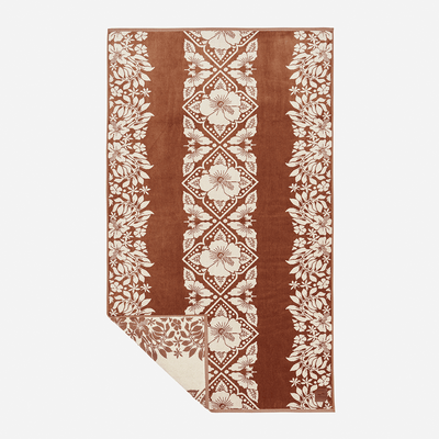 Sandy's Oversized Woven Towel - Fawn