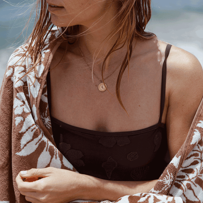 Sandy's Oversized Woven Towel - Fawn