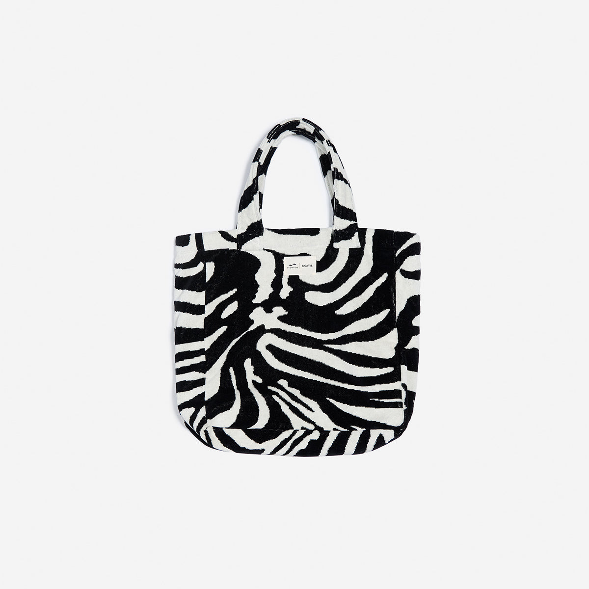 Skatie Zebra Terry Tote