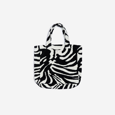 Skatie Zebra Terry Tote