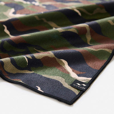Slowtide Camo Performance Quick-Dry Travel Towel - Army