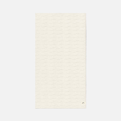 Slowtide Sculpted Bath Towel - Cream