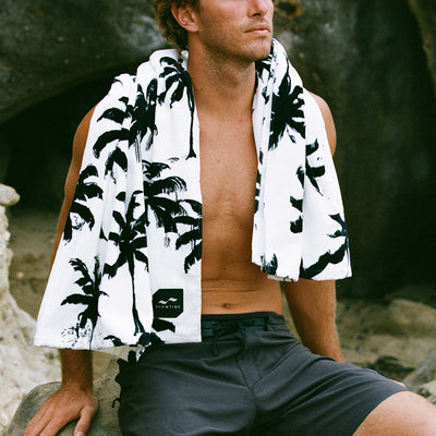 Luca Beach Towel - White