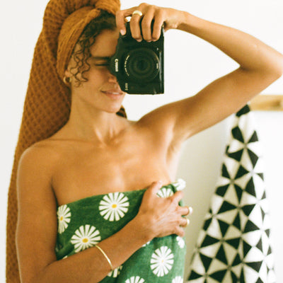 Sun Dazed Beach Towel - Green