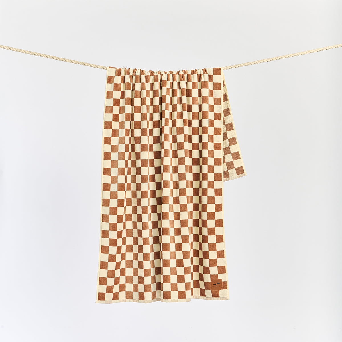 Sundown Oversized Woven Towel - Fawn