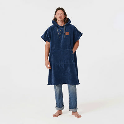 The Digs Extra-Warm Poncho - Navy