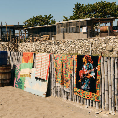 Trenchtown Beach Towel | Bob Marley x Slowtide