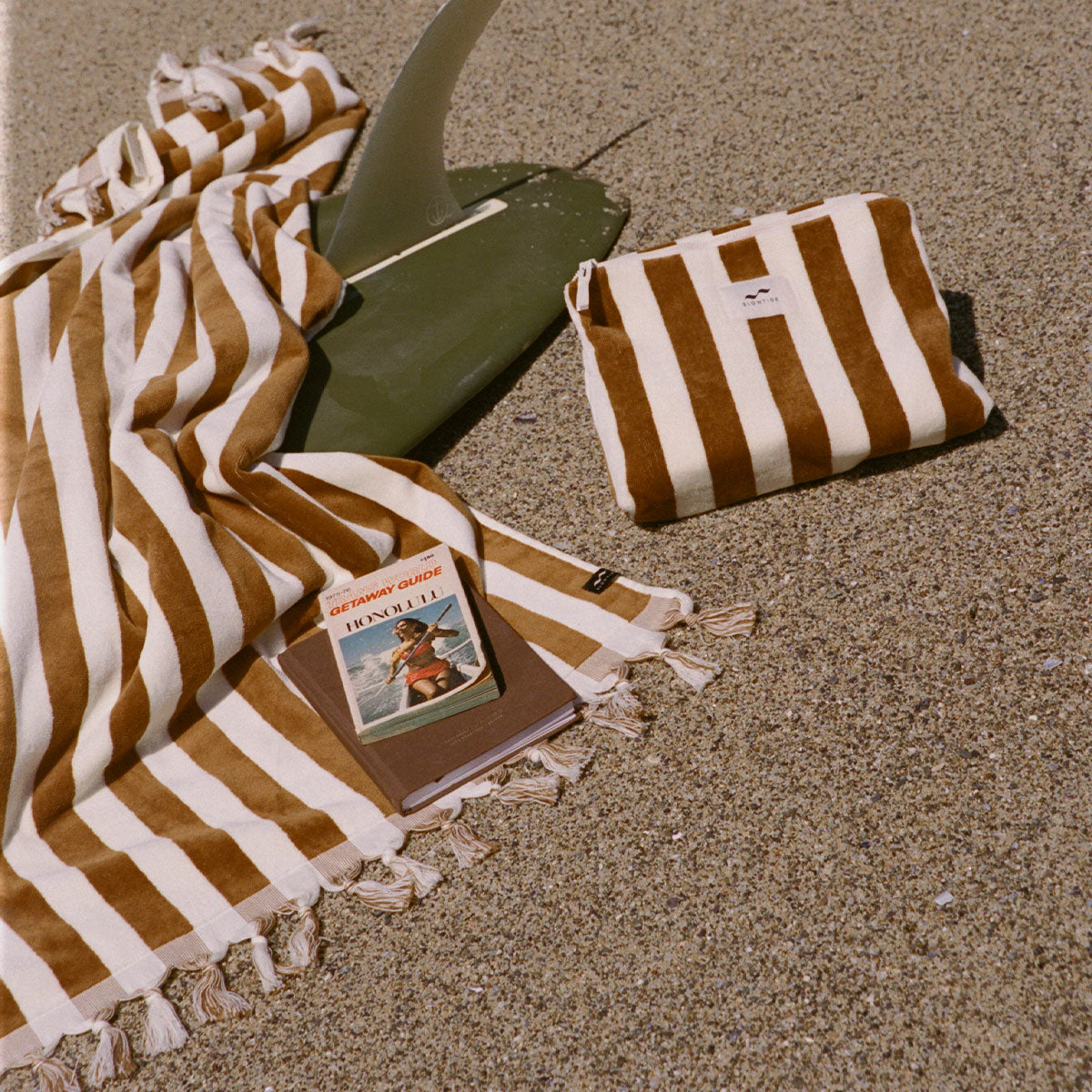 Cabana Fringe Beach Towel - Brush