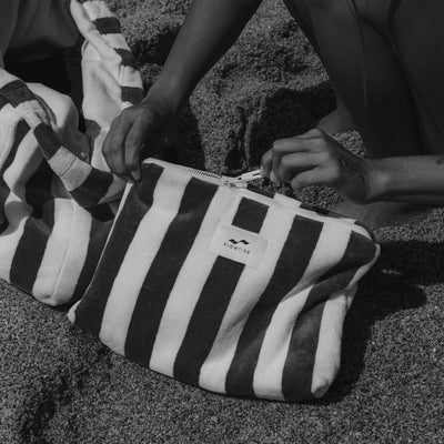 Cabana Terry Pouch - Deep Pool