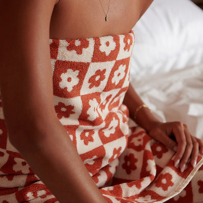 Gigi Bath Towel - Rust