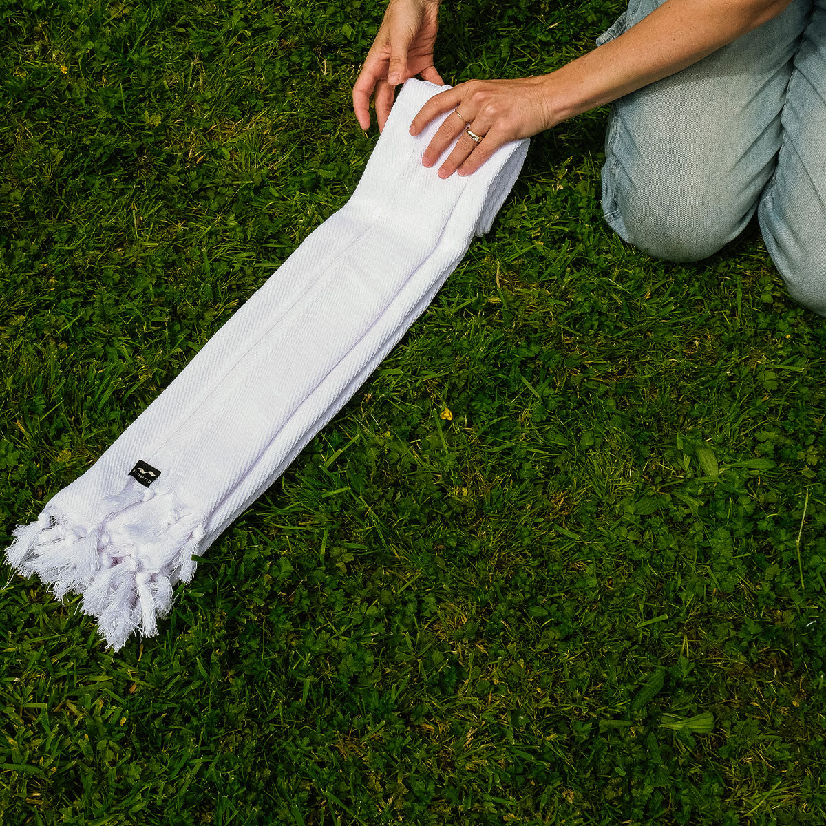 White Turkish Towel