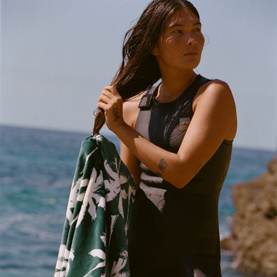 Luca Beach Towel - Kale